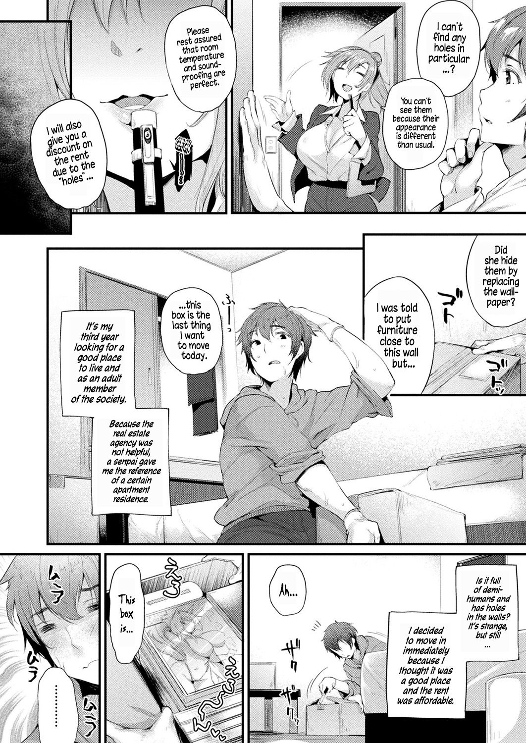 Kabeanatsuki Juukyo e Youkoso | Welcome to the Residence with Glory Holes -  Page 2 - IMHentai