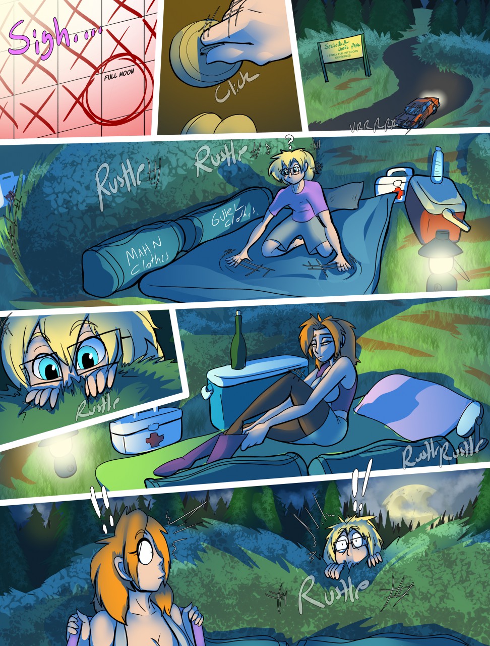Felixxu Comic: Blue Moon page 1 full