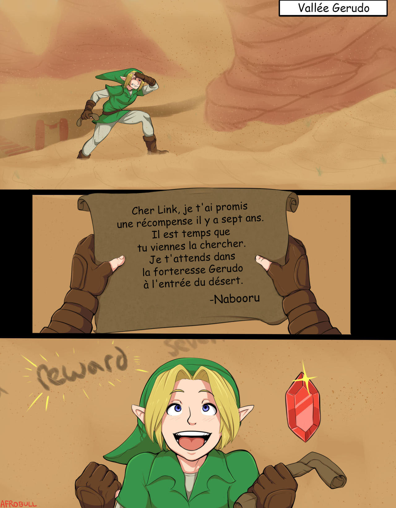 Afrobull Zelda Alternate Destinies chapitre 4 page 2 full