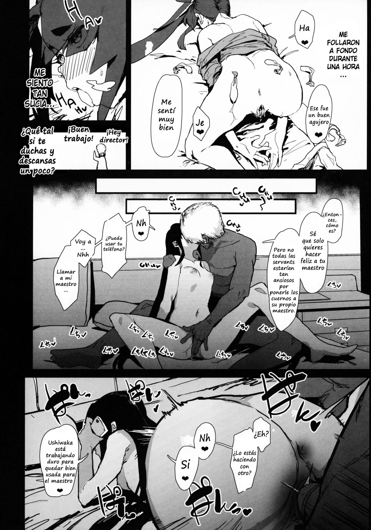 Arujidono ni Ichizu na Ushiwakamaru o Hentai AV ni Shutsuen Saseru Netorase Bon | That Book Where Master Forces His Beloved Ushiwakamaru to Star in a Netorase Adult Video page 9 full
