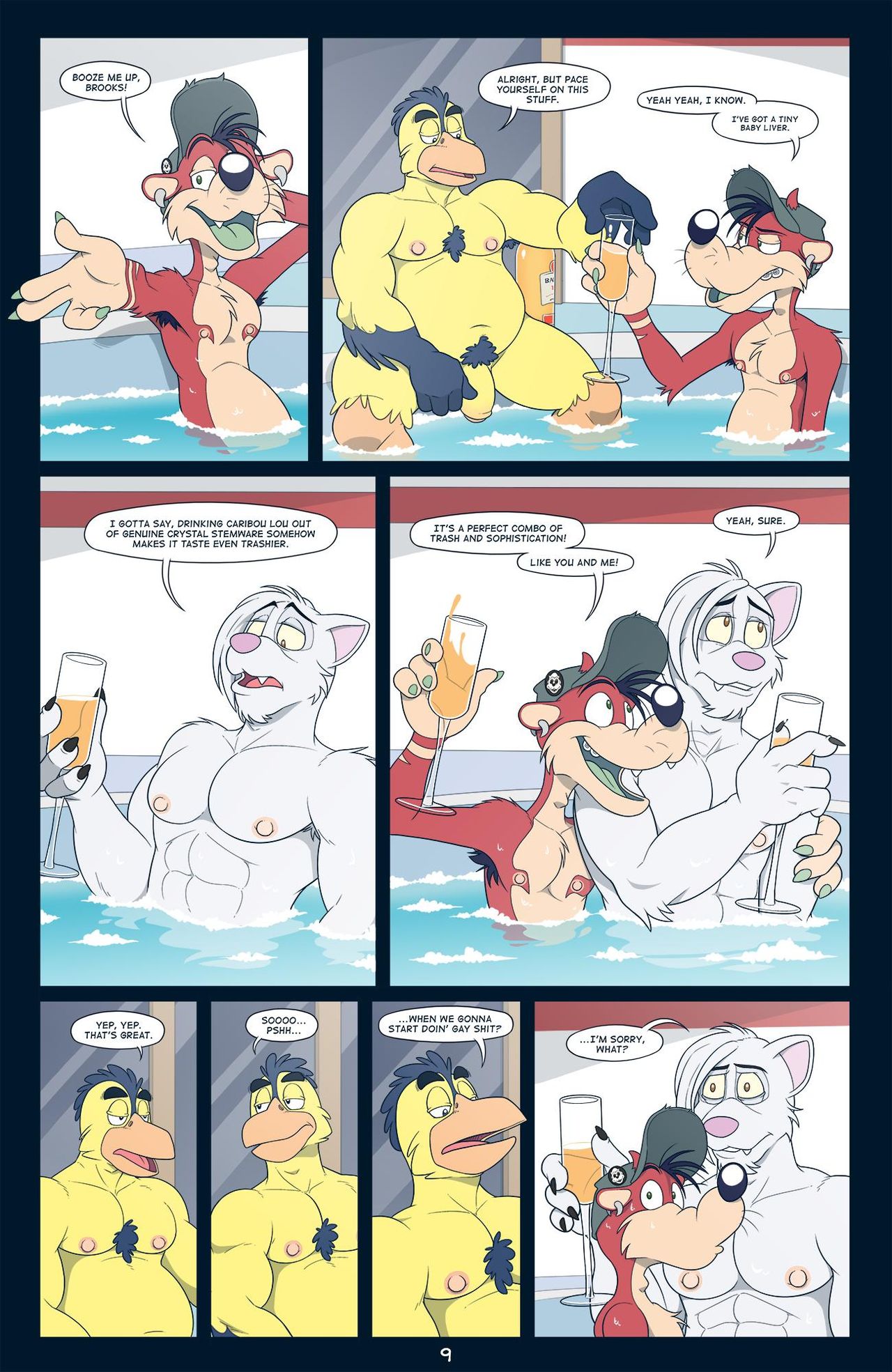Naked Hot Tub Party page 9 full