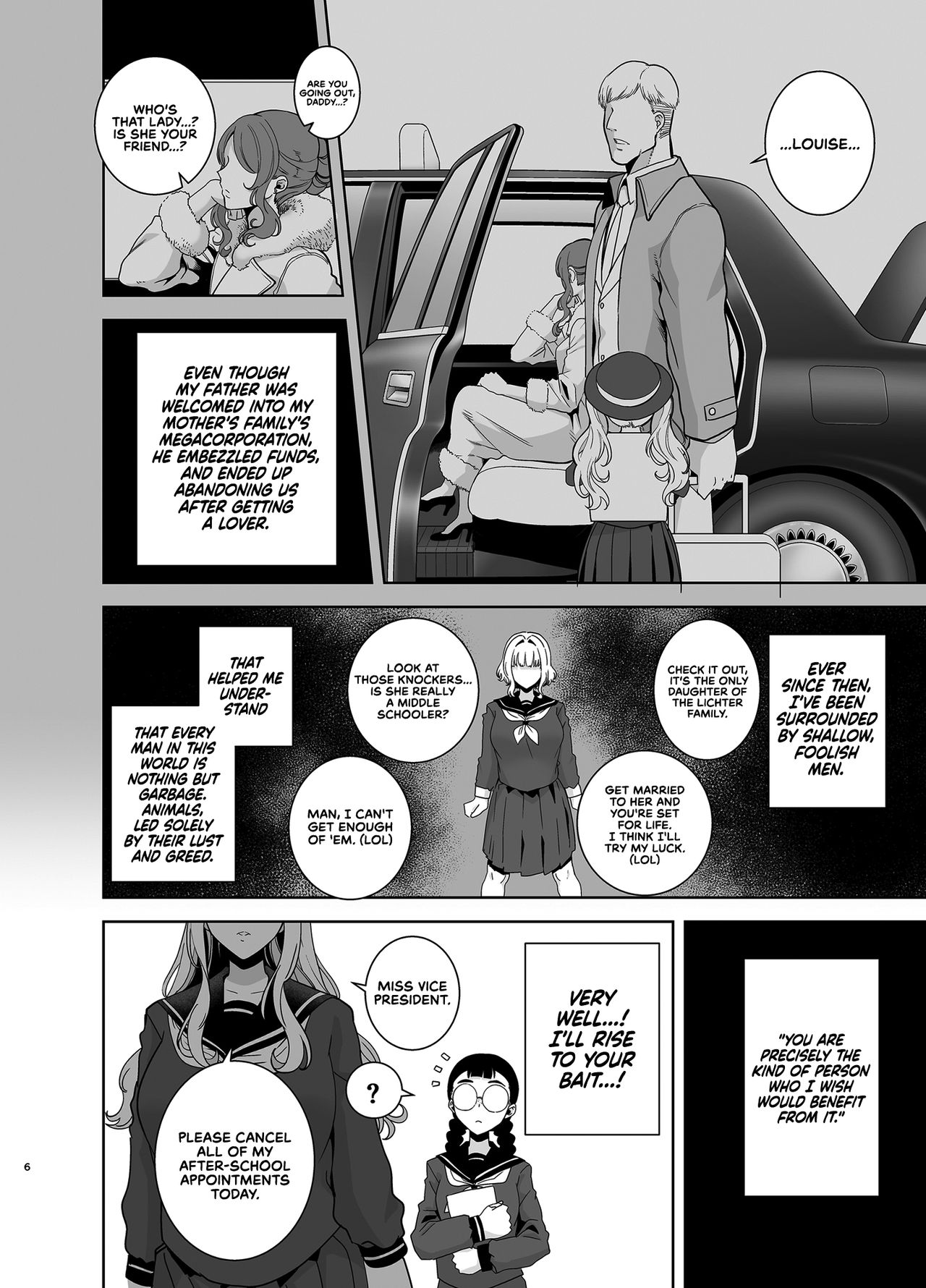 Seika Jogakuin Koutoubu Kounin Sao Oji-san 4 | The Official Hired Cock of Seika Academy's High School 4 page 6 full
