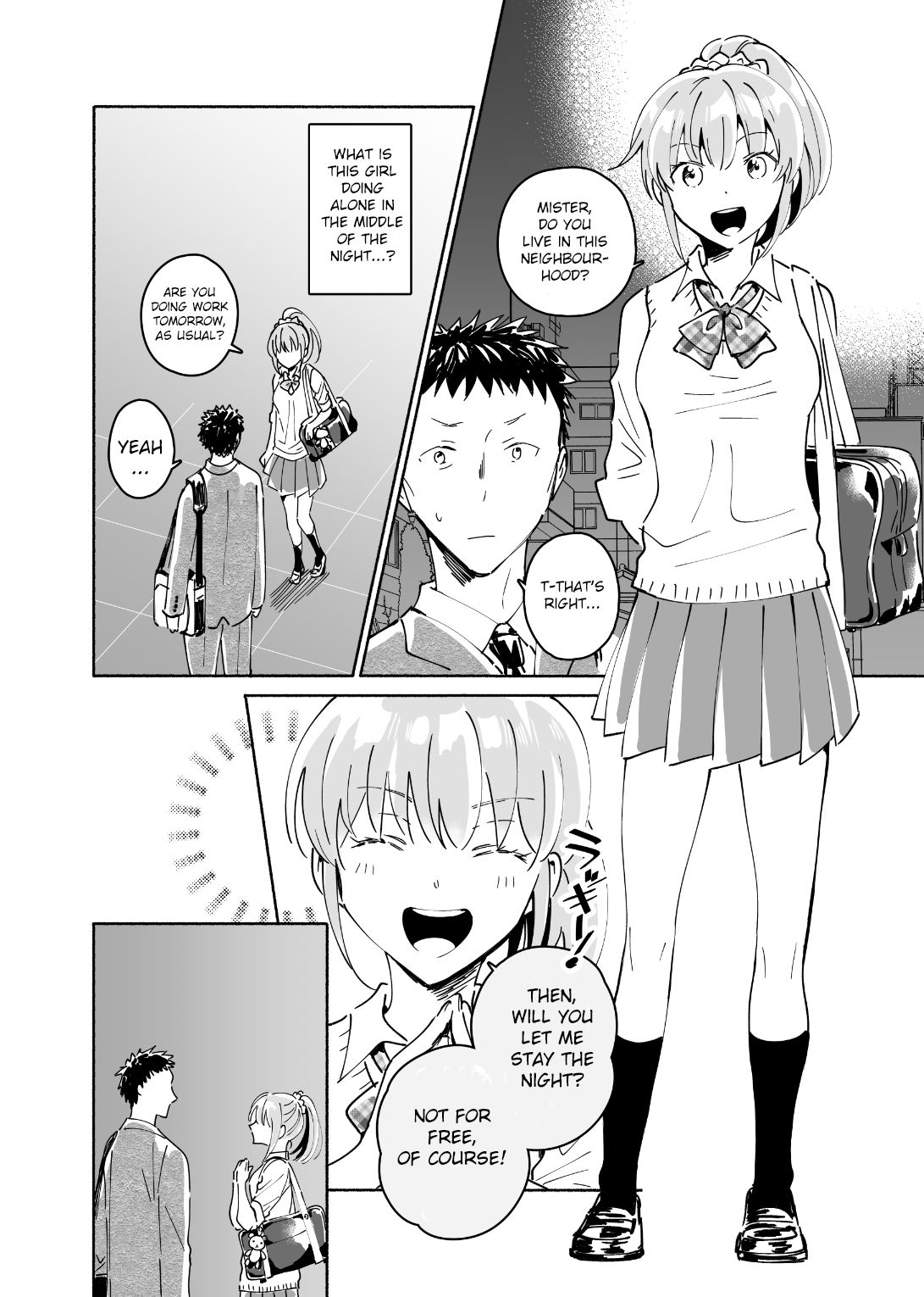 Dokushin Chuunen Otoko ga Gal ni Hamaru Hanashi page 3 full