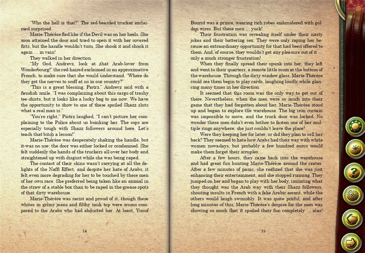 Challenging the White Fillies - Worlds of Dominations  vol. IV page 10 full