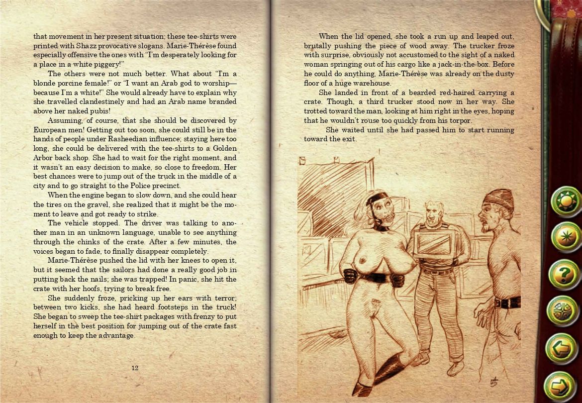 Challenging the White Fillies - Worlds of Dominations  vol. IV page 9 full
