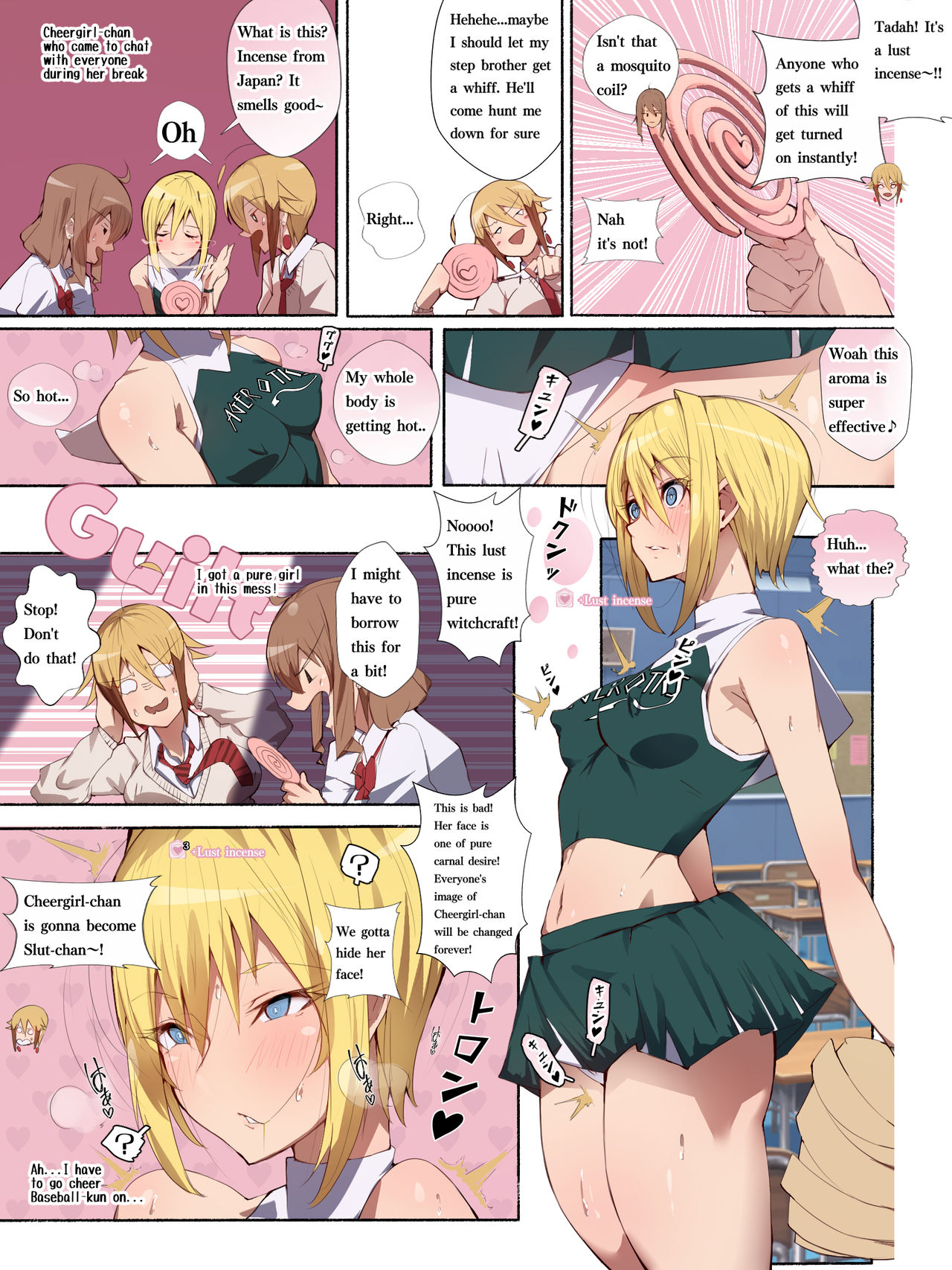 Seifuku Bishoujo 2gakki Ee!? Oshiri ni Koishiteru? Cheer Girl-chan to Dosukebe na Onnanoko-tachi dattee? page 10 full