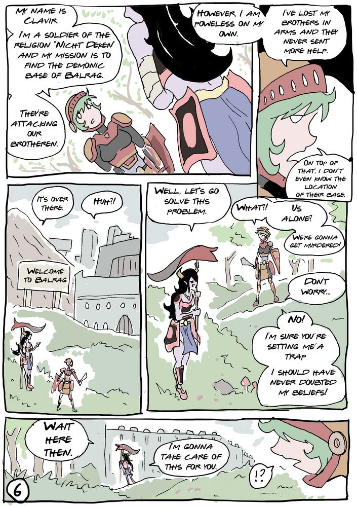 Comic - The adventures of Mayrah - Chapter 1 page 7 full