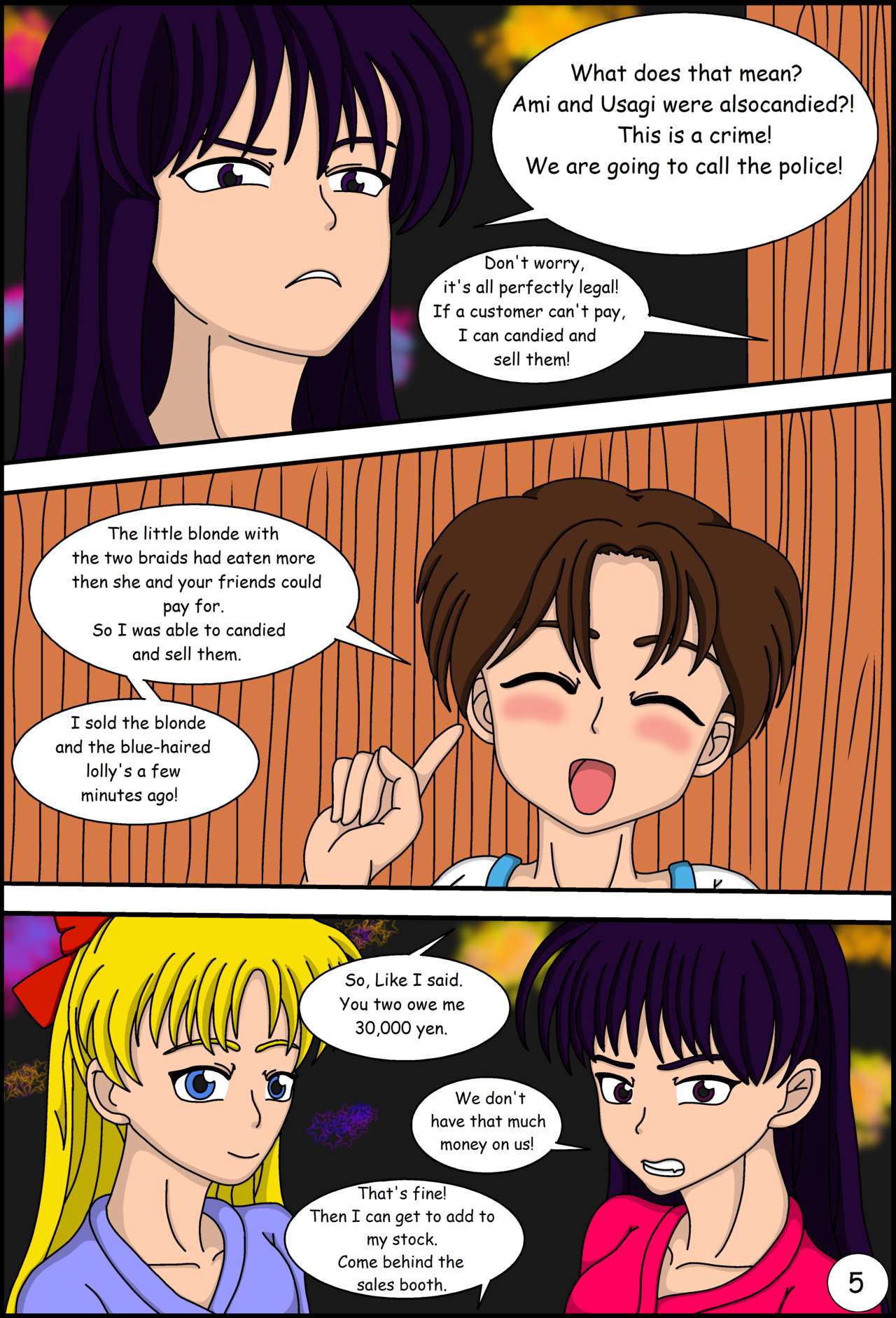 Sailor Moon, Chocolate Dream page 6 full