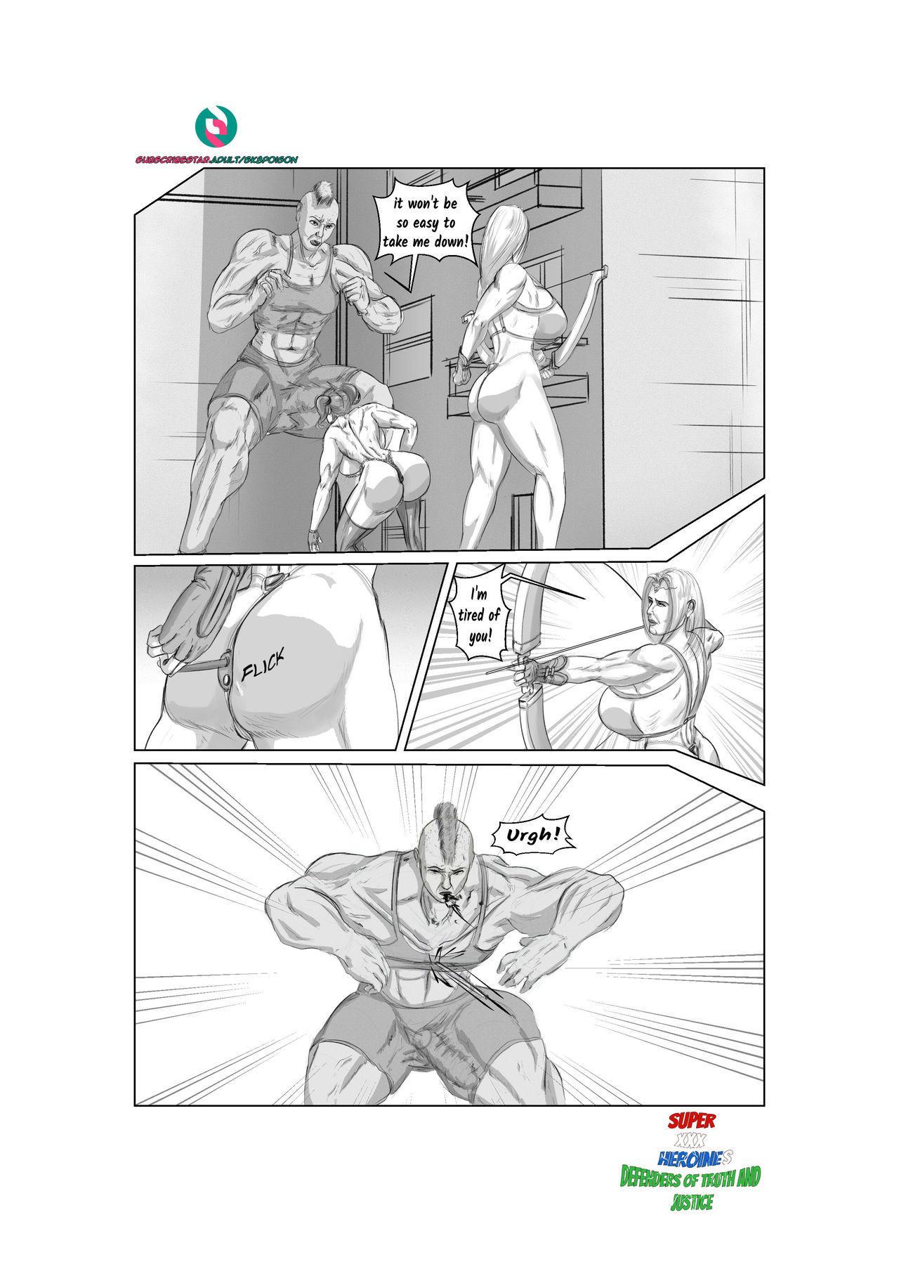 Super Heroines XXX The Invasion of the Underworld page 10 full