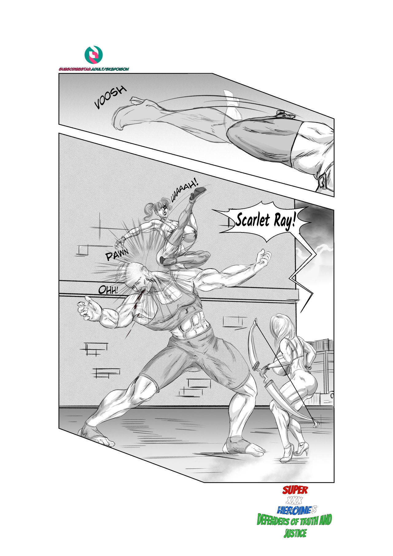 Super Heroines XXX The Invasion of the Underworld page 8 full
