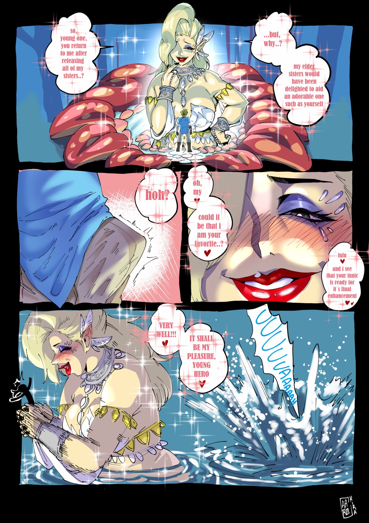 Link X Great Fairy page 1 full