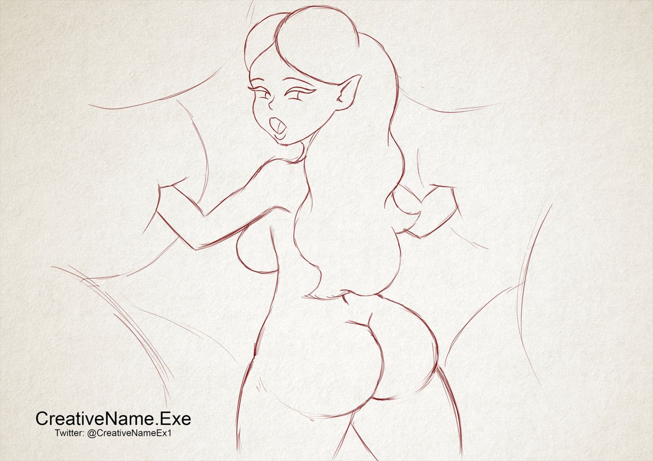 Invader Squid - Animated Scene Sketch page 2 full