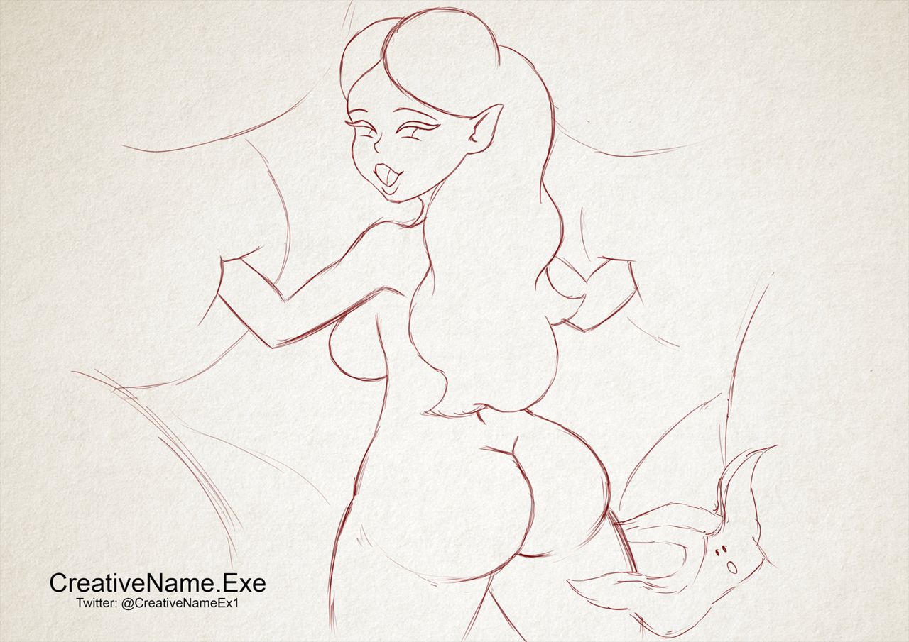 Invader Squid - Animated Scene Sketch page 5 full