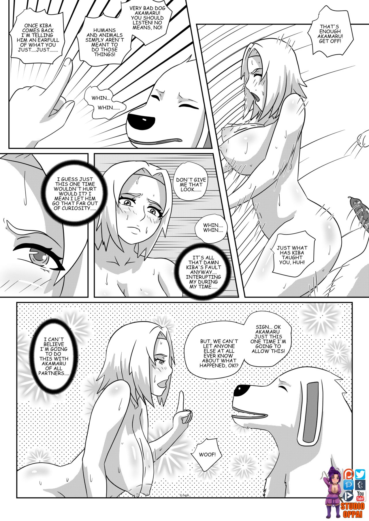 Sakura X Akamaru page 9 full