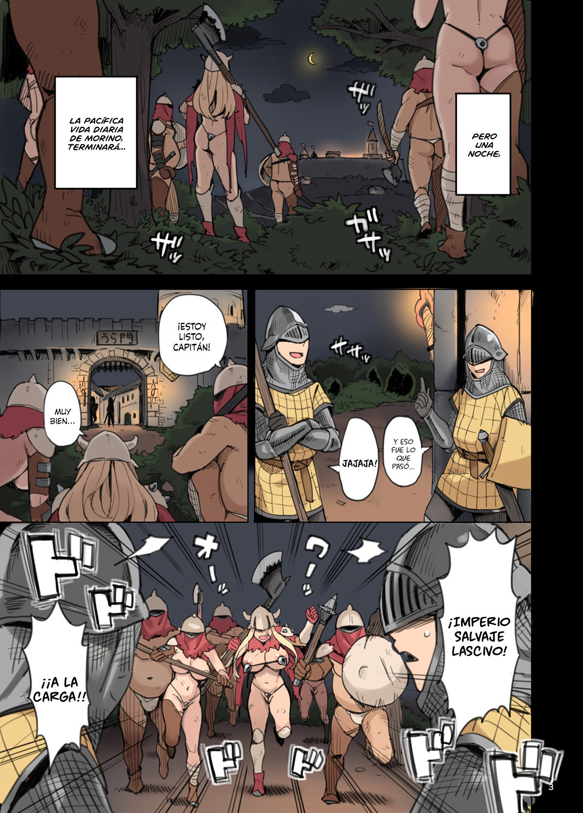 Shinryaku no Wild Ecchi Teikoku!! -Inran Dasshutsu Hen- page 3 full