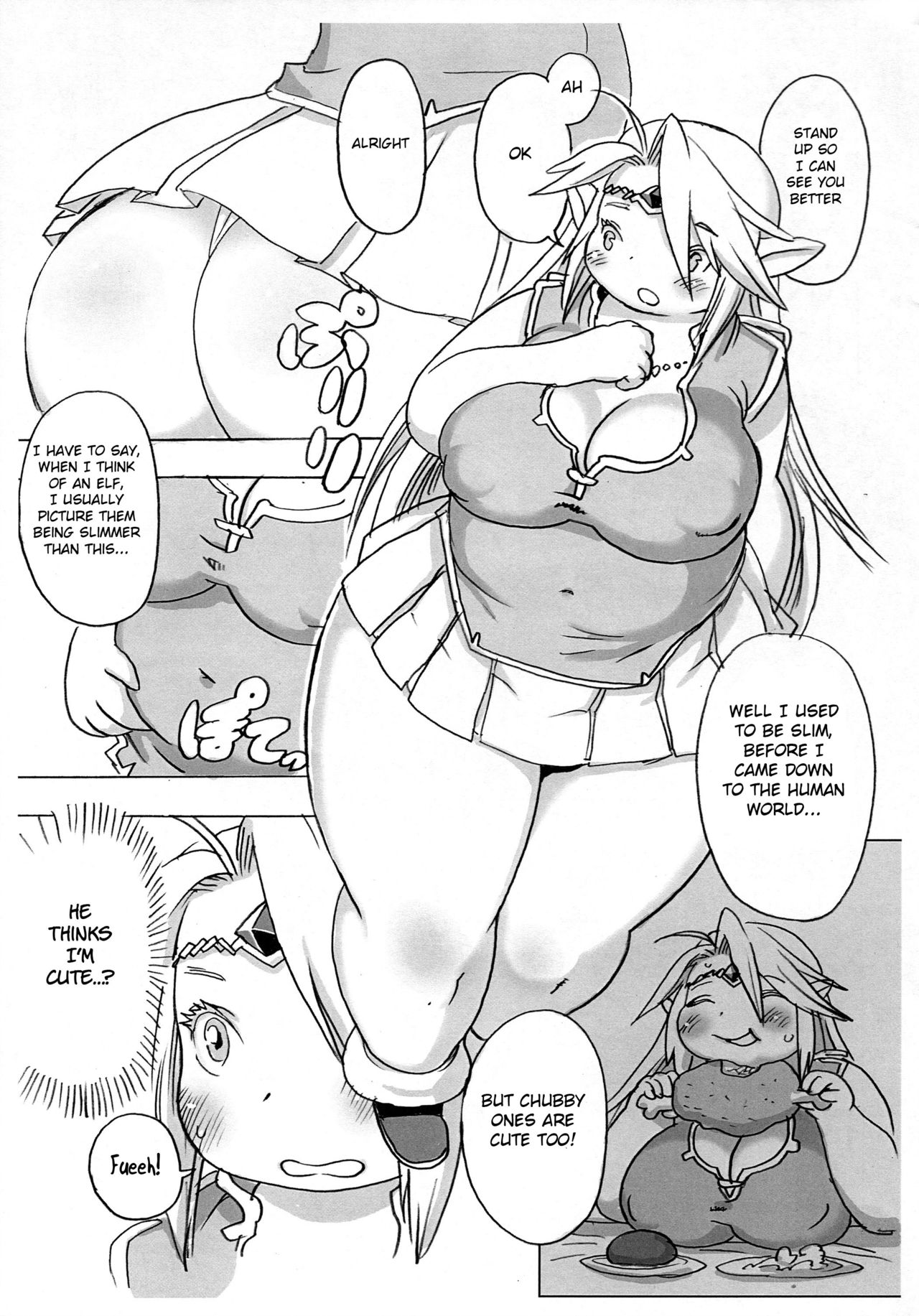 Elf ga Konna Debu na Wakenai page 9 full