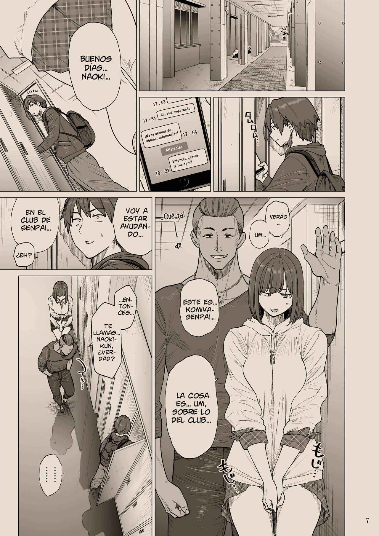 B.S.S.² -Boku ga Saki ni Suki datta no ni Bijin de Kashiko na Osananajimi ga Senpai no Circle no Tetsudai de Suki Houdai Sareteita Hanashi- page 7 full