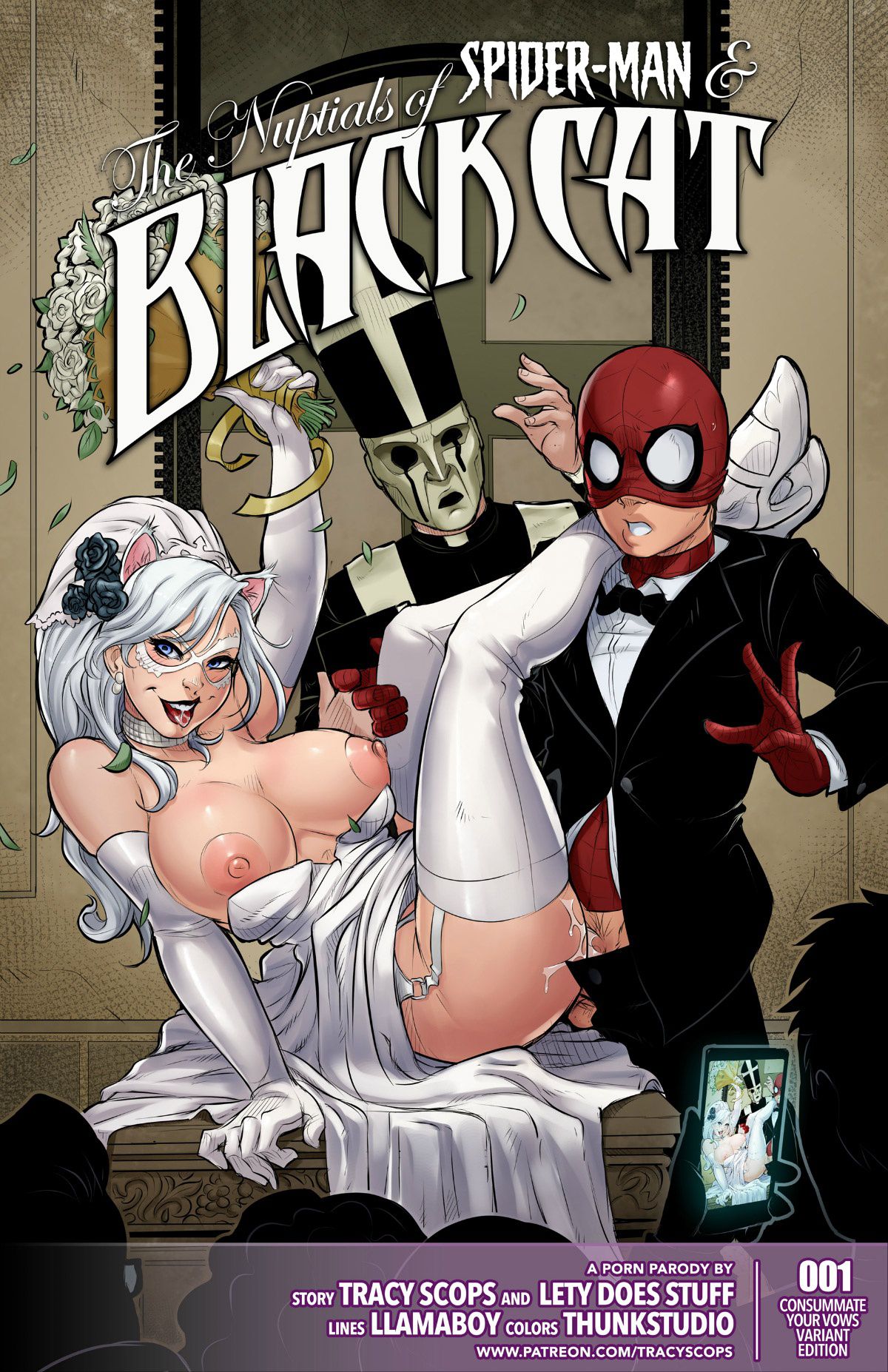 The Nuptials of Spider-Man & Black Cat page 1 full
