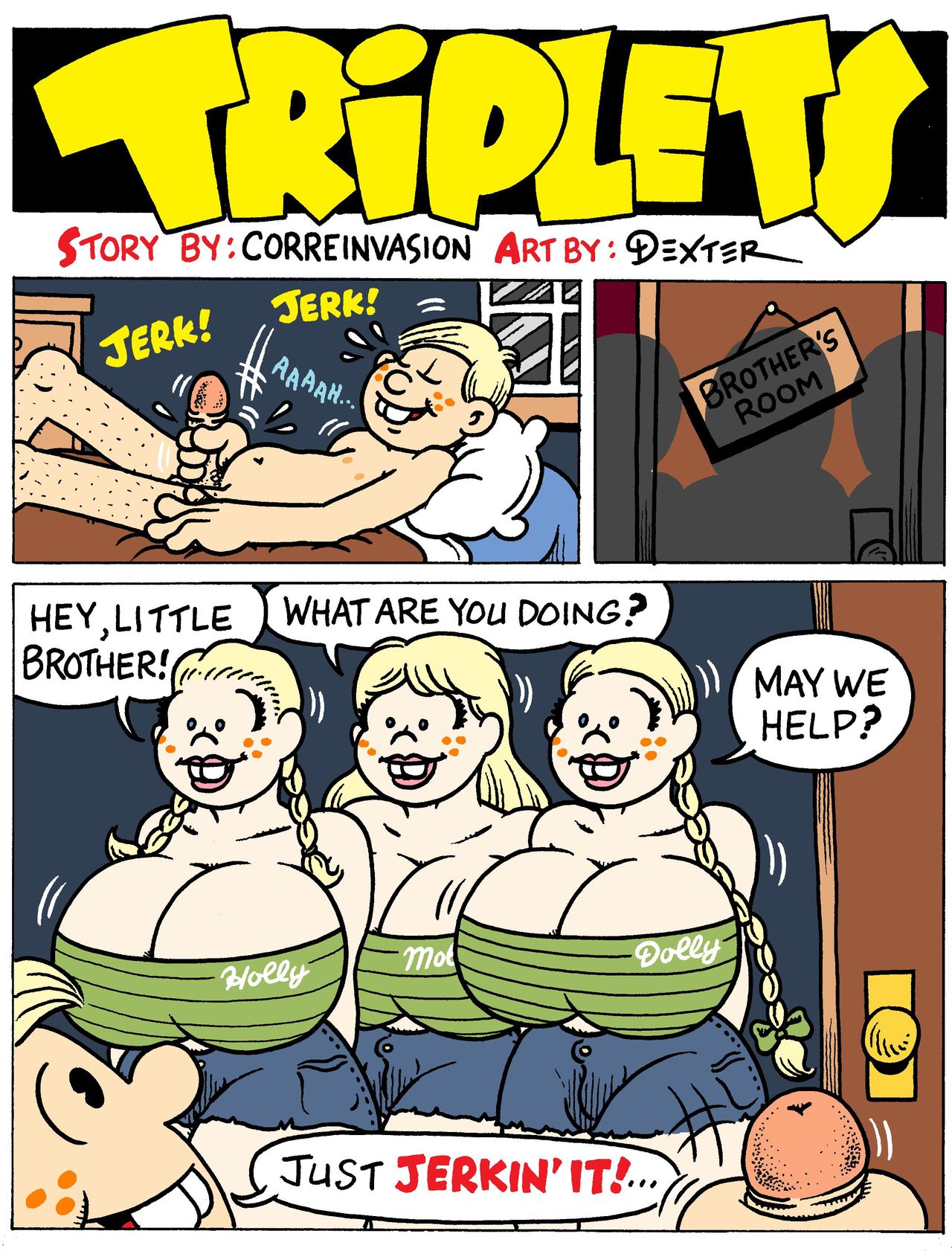 Triplets + Extra page 1 full