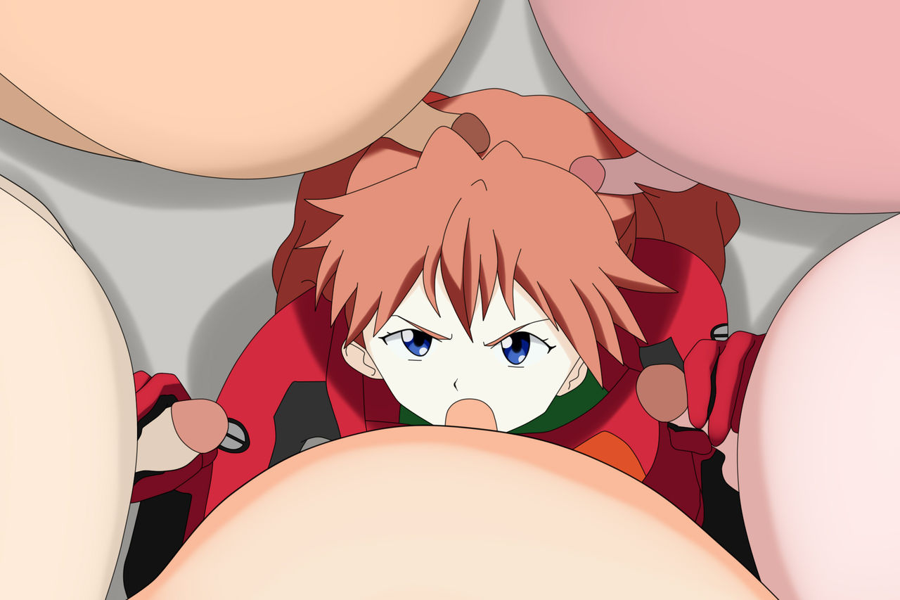 Tsundere Asuka Langley x Fat Man with small cock page 7 full