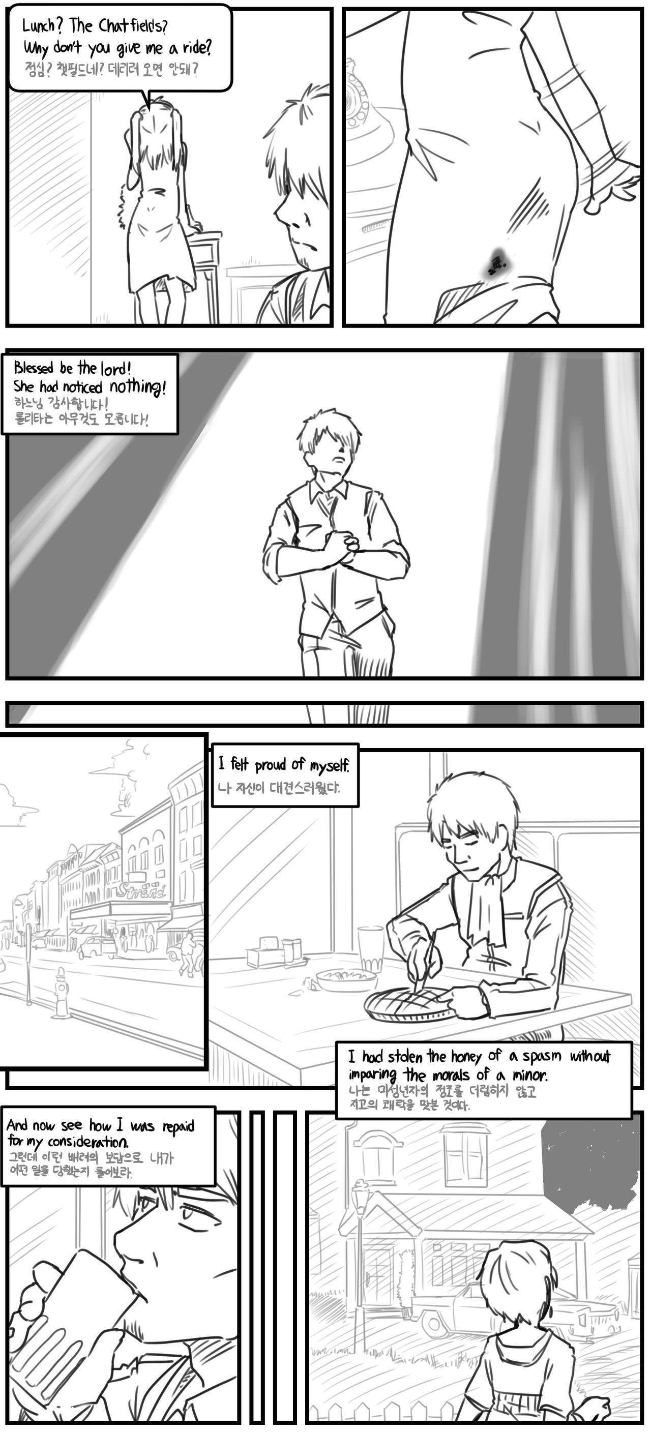Lolita Comicalized #04 | 만화로 쉽게 읽는 롤리타 #04 page 8 full