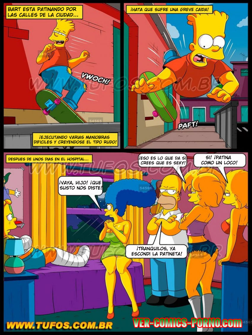 Cuidando al Hijo Accidentado Los Simpsons - Page 2 - IMHentai