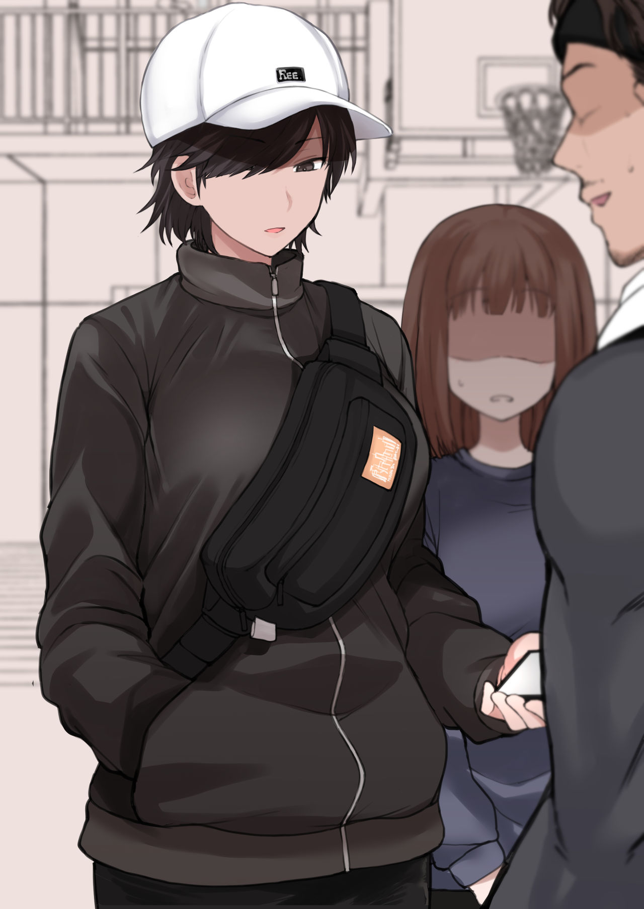 Twitterにうｐしたボーイッシュ高身長スポーツ女子の絵のNTR視点絵 page 7 full