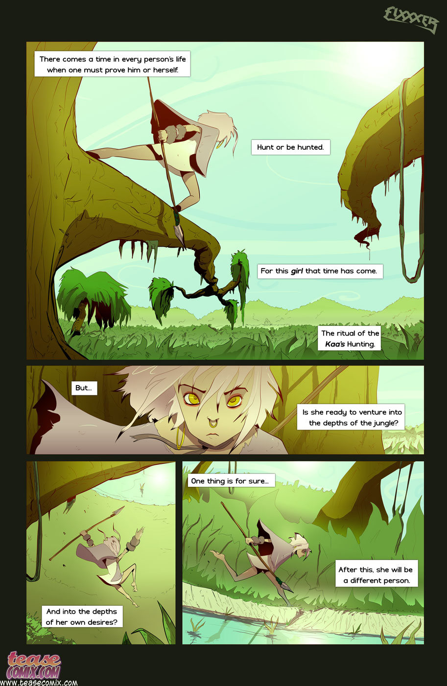Of the Snake and the Girl page 1 full