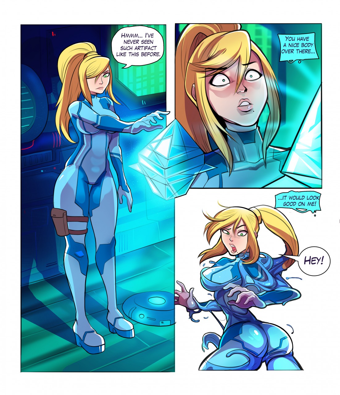 Samus' Slime Suit page 1 full