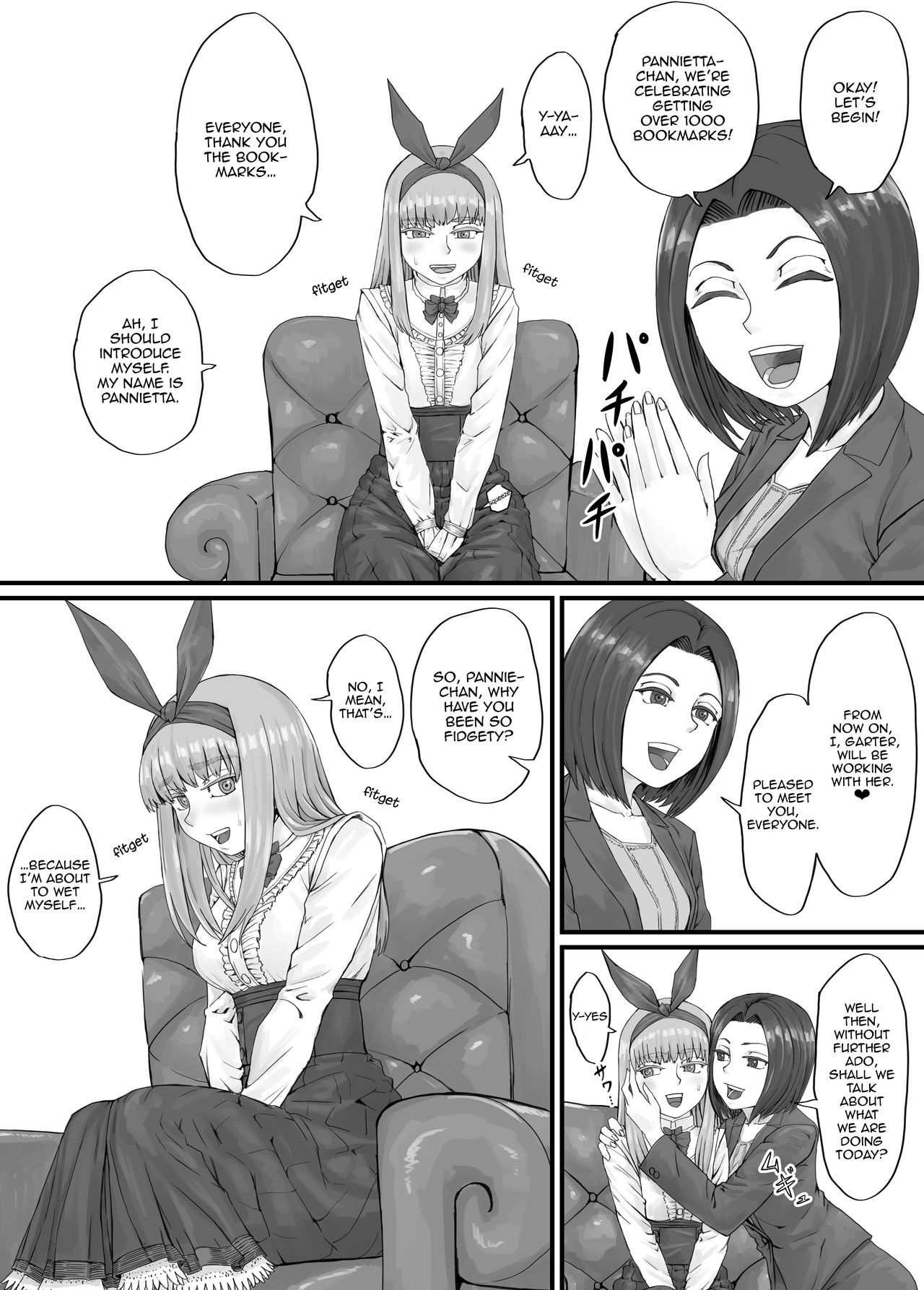 Ichinenmae ni kaita Orikyara ga oshikko suru manga page 1 full