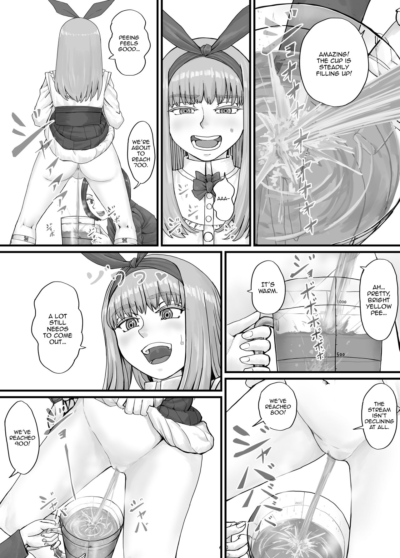 Ichinenmae ni kaita Orikyara ga oshikko suru manga page 9 full