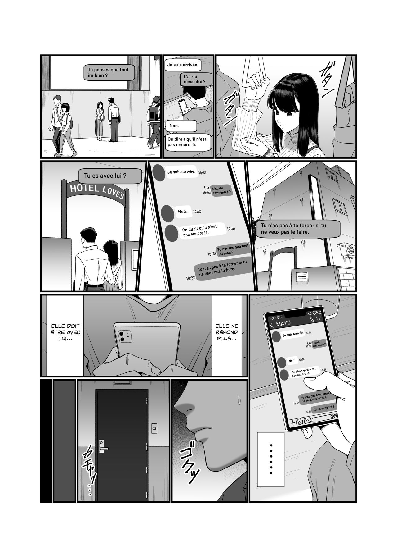 Tsuma o Dakaseru Otto-tachi | Les maris qui laissent leurs femmes découcher page 9 full
