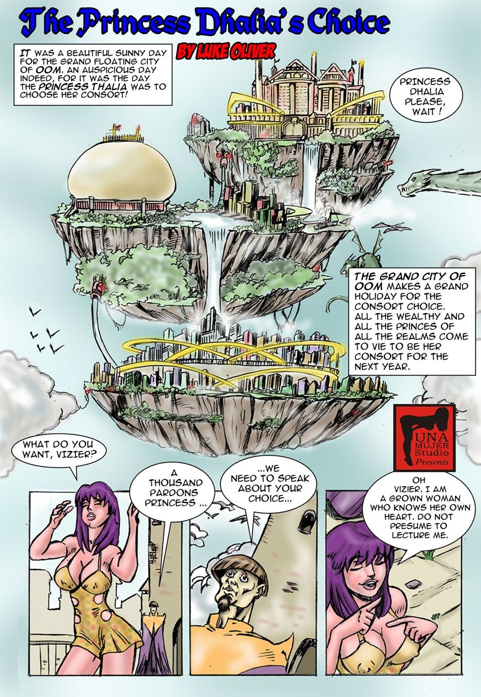 The Princess Dhalia's Choice page 1 full