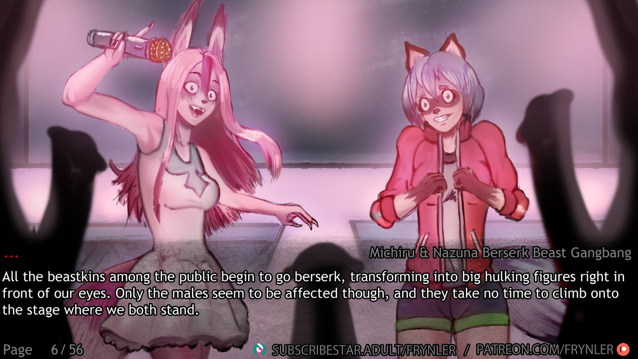 BNA - Michiru & Nazuna Berserk Beast Gangbang page 6 full