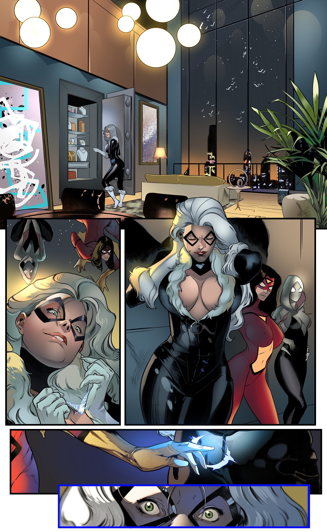 The Cat and the Spiders page 1 full