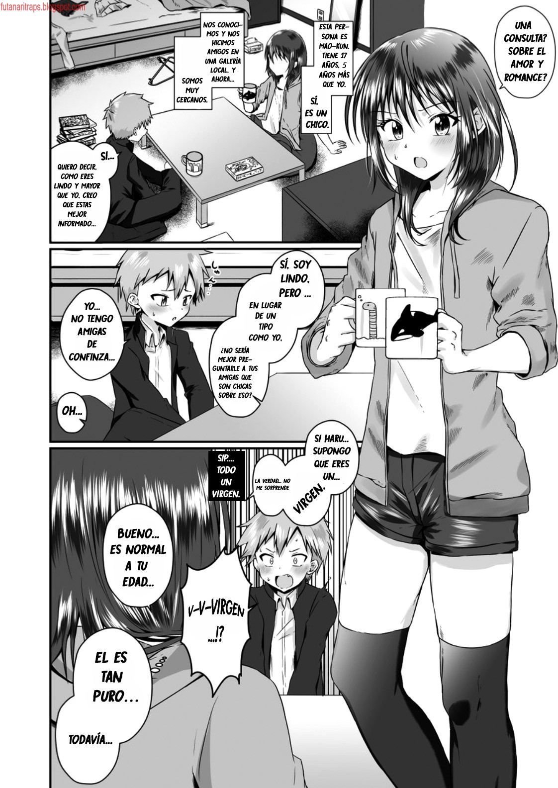 Chotto S na Onee-san ni Otokonoko ga Horareru Hanashi page 4 full