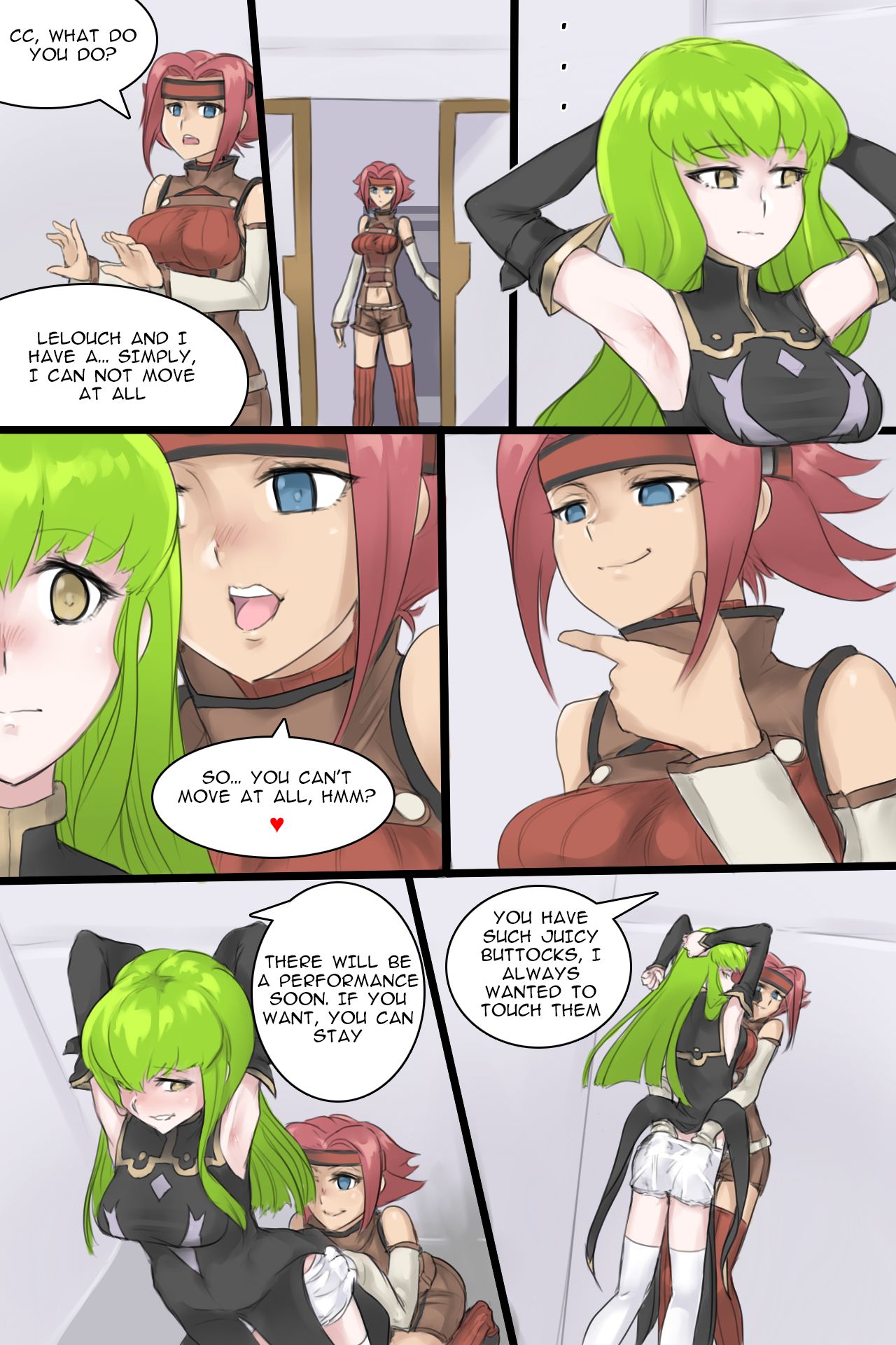 Code Geass BDSM comic page 3 full