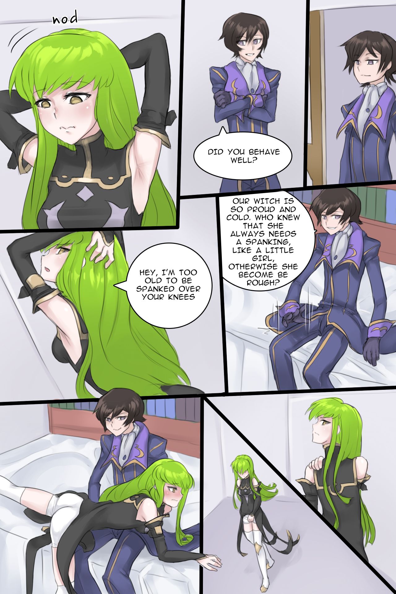 Code Geass BDSM comic page 4 full