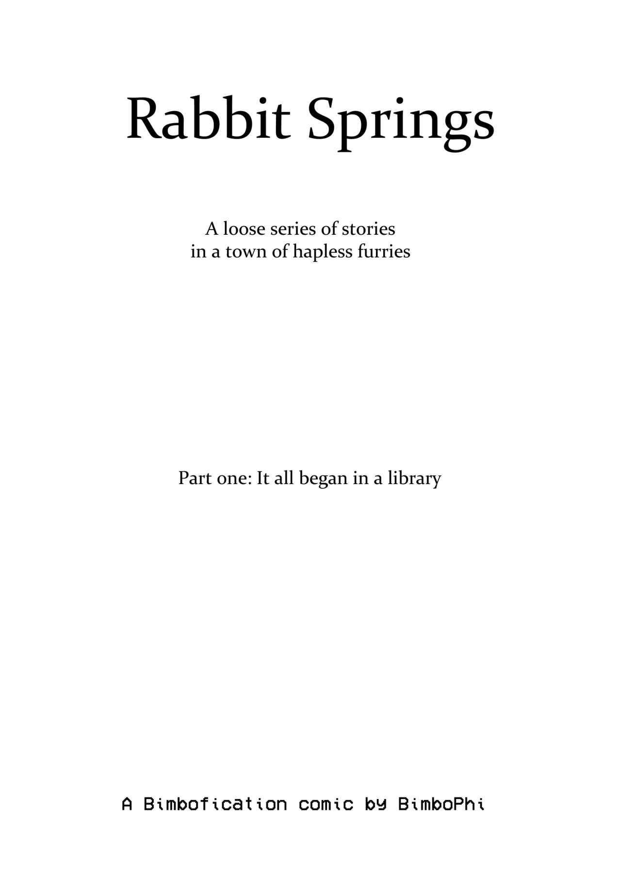 Rabbit Springs page 1 full