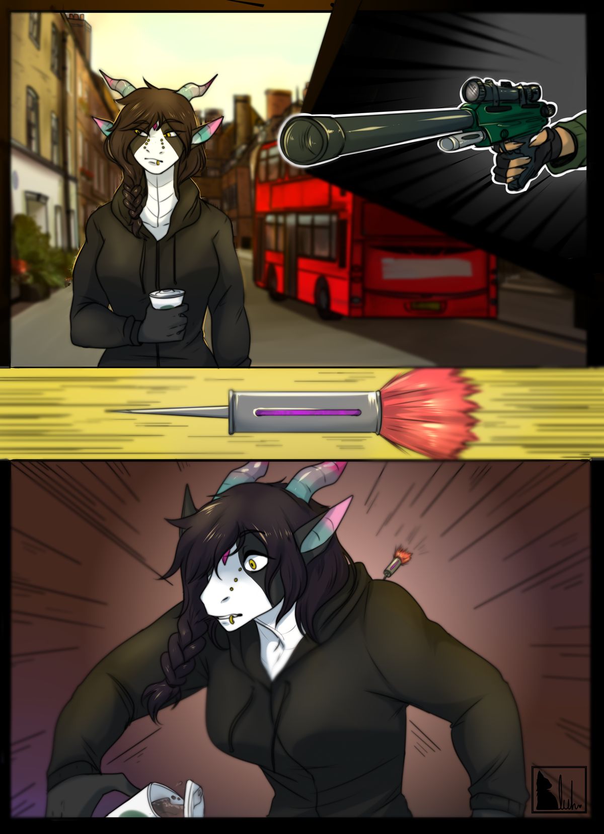 Commission Comic For Hexuza page 1 full