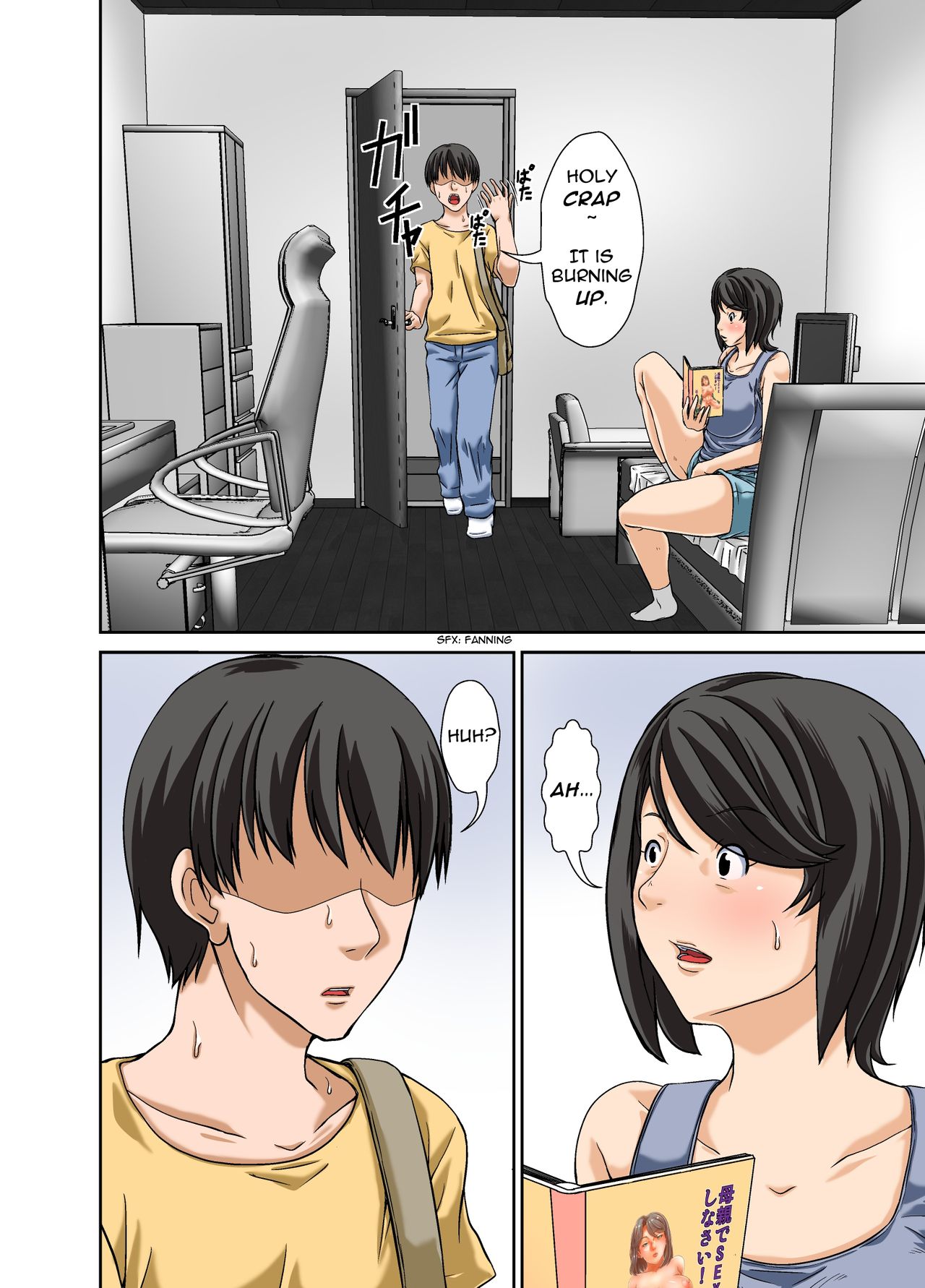 Kora! Anta Hahaoya ni Herikutsu o Konete Nani Ecchi na Koto Shiyou to Shiteru no! | Hey! Give Your Mother One Good Reason Why You're Trying to Do Sexy Stuff to Her! page 8 full