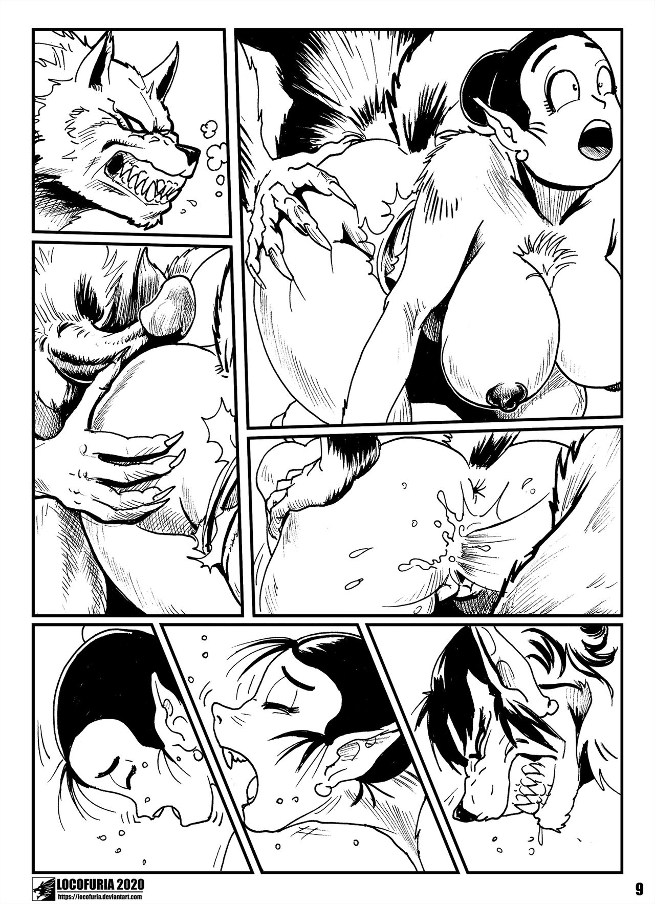 Lycanball: Girl's Night Out page 10 full