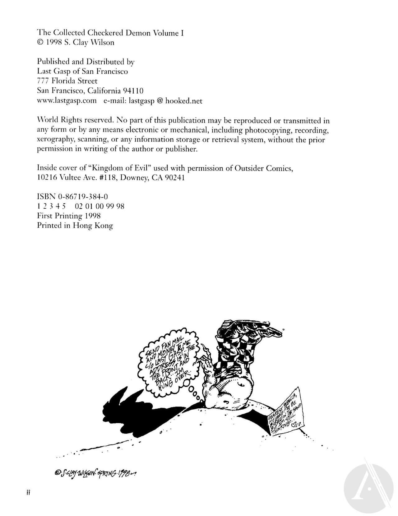 The Collected Checkered Demon - Volume 1 page 7 full