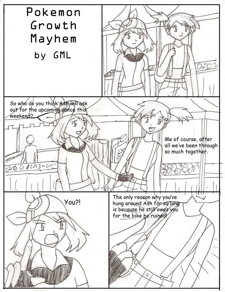 Pokemon Growth Mayhem Comic page 1 full