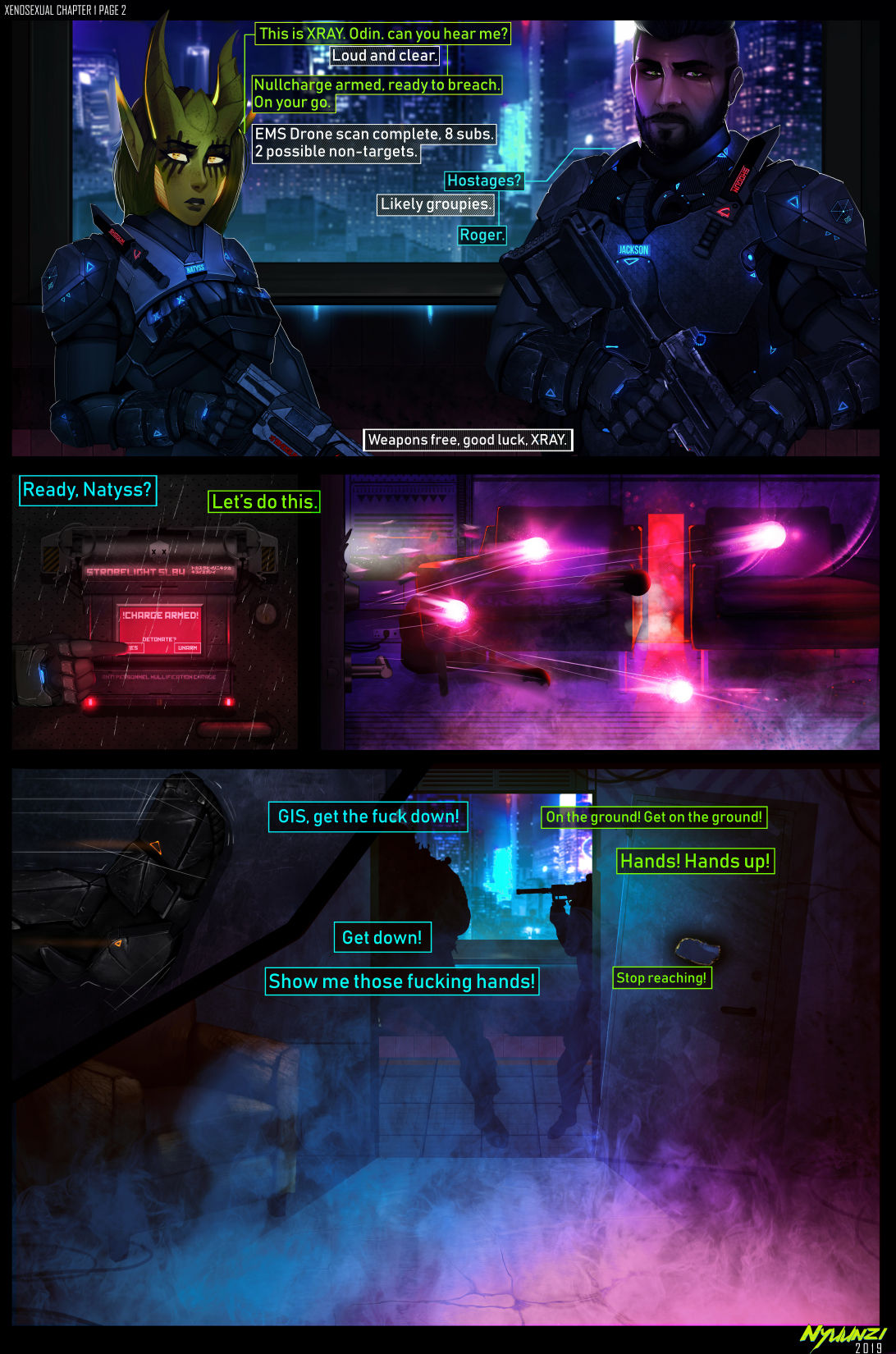 Xenosexual Comic page 3 full