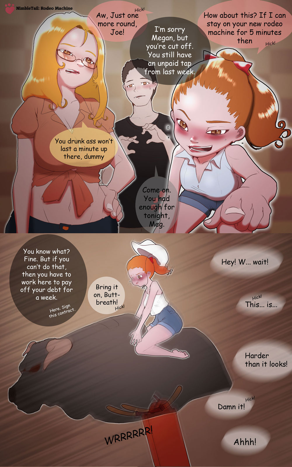 Concealed: Rodeo Machine page 1 full