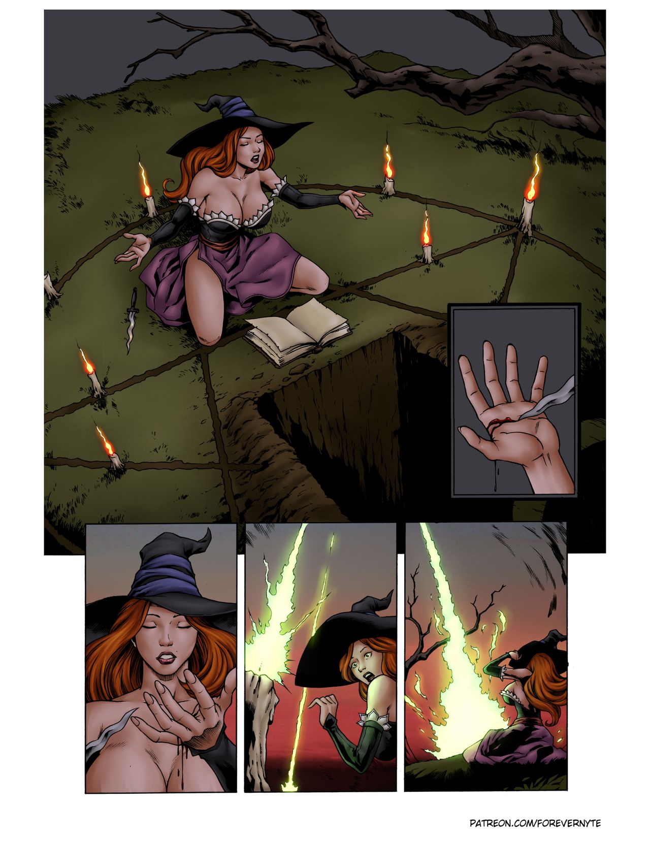 Sorceress Summons Doom page 1 full