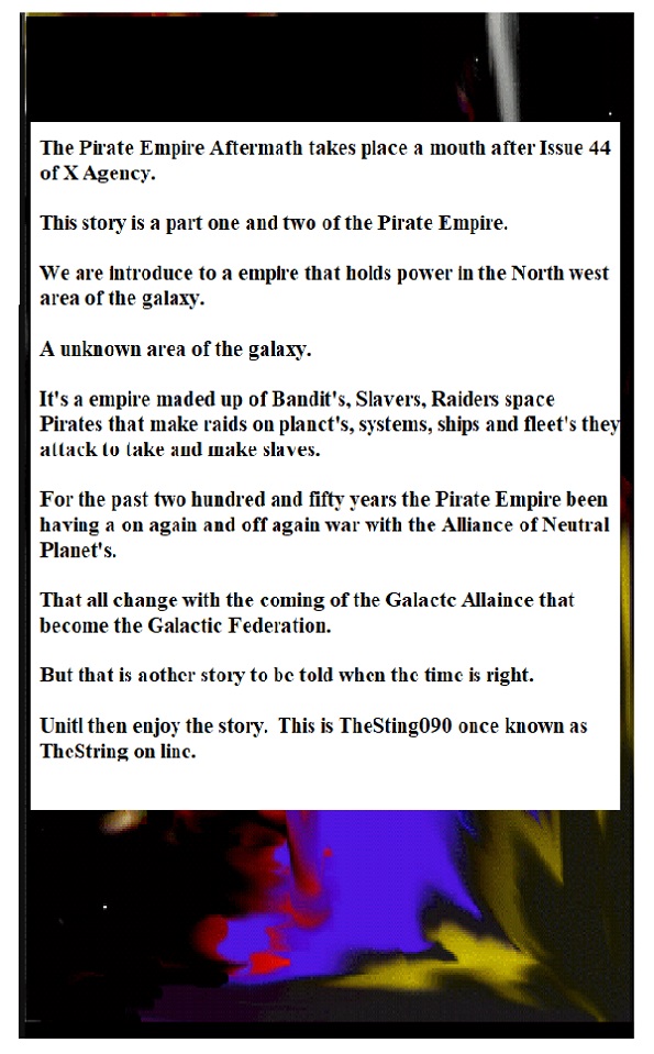 THE PIRATE EMPIRE AFTERMATH Book One. page 1 full
