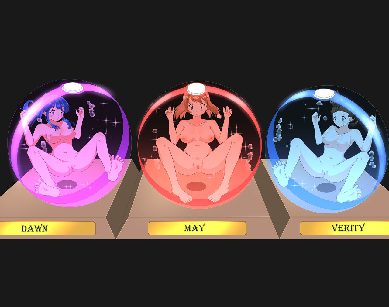 Pokegirls in Pokeballs page 3 full