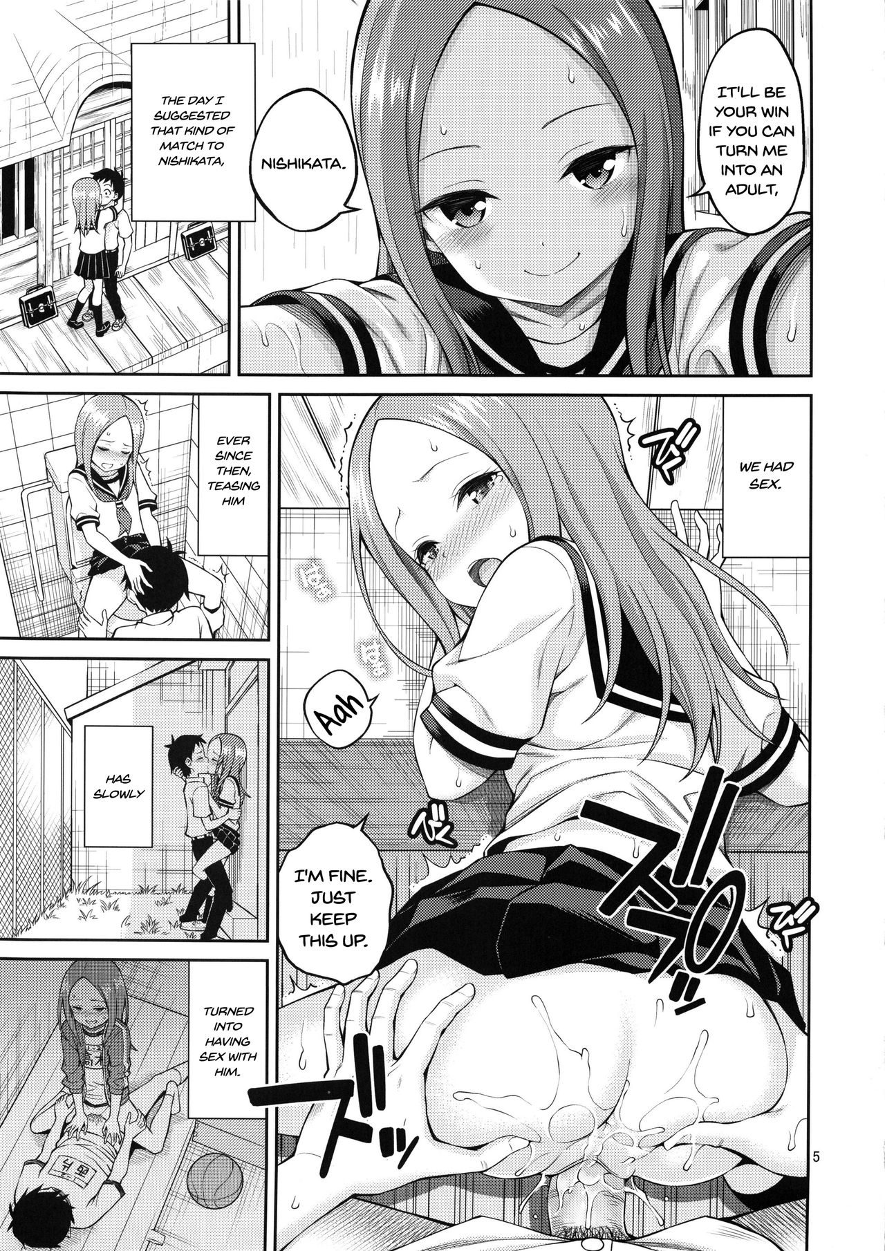 Torokashi Jouzu no Takagi-san + Soredemo Ayumu wa Hametekuru - Page 4 -  IMHentai